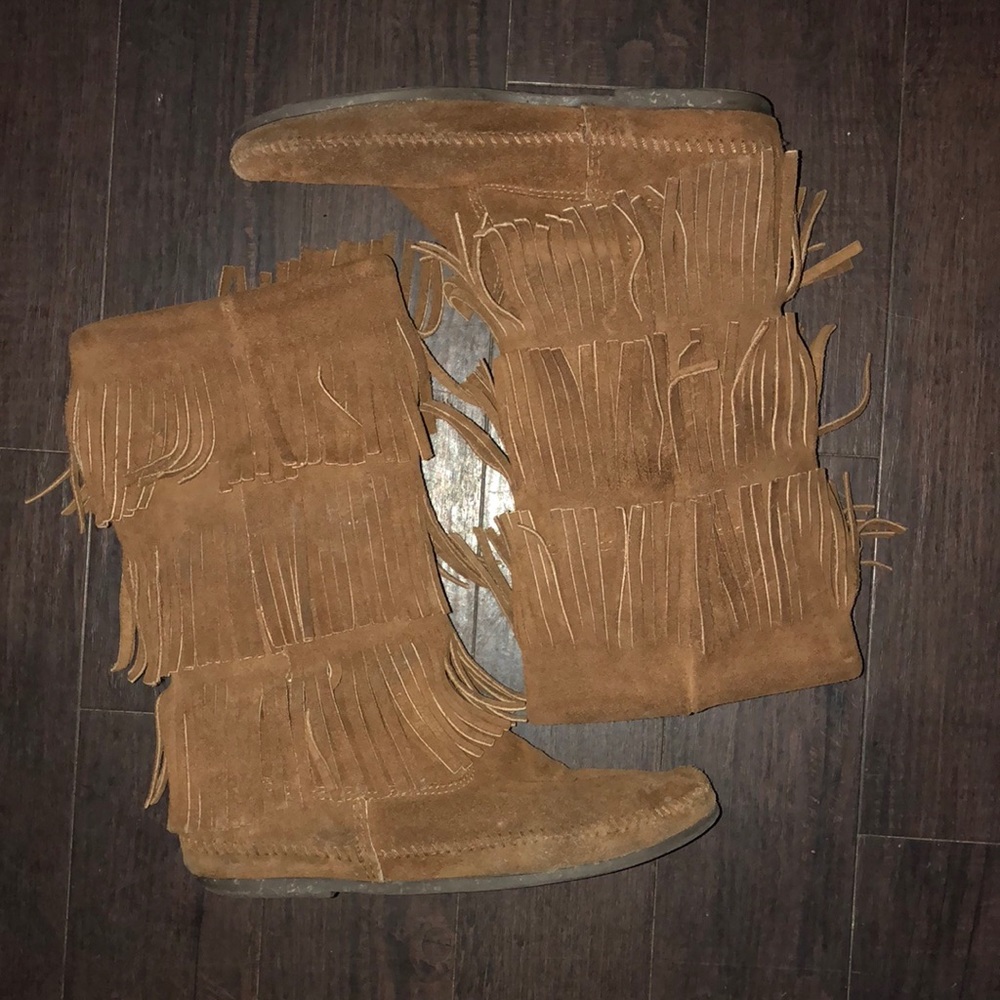 fringe boots